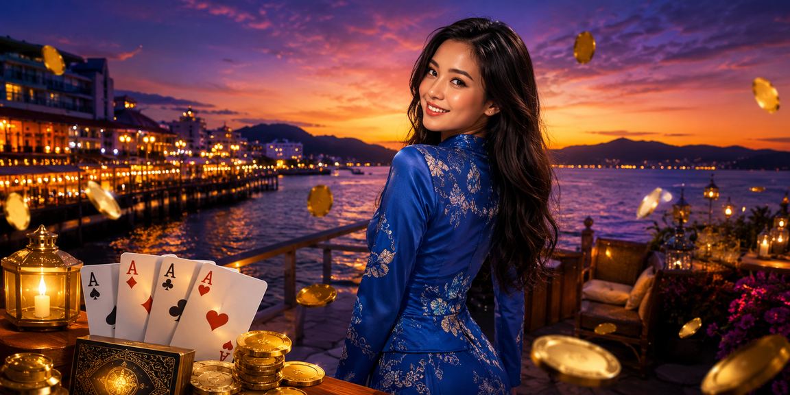 Antara muka permainan kasino Blackjack 547 di Kota Kinabalu